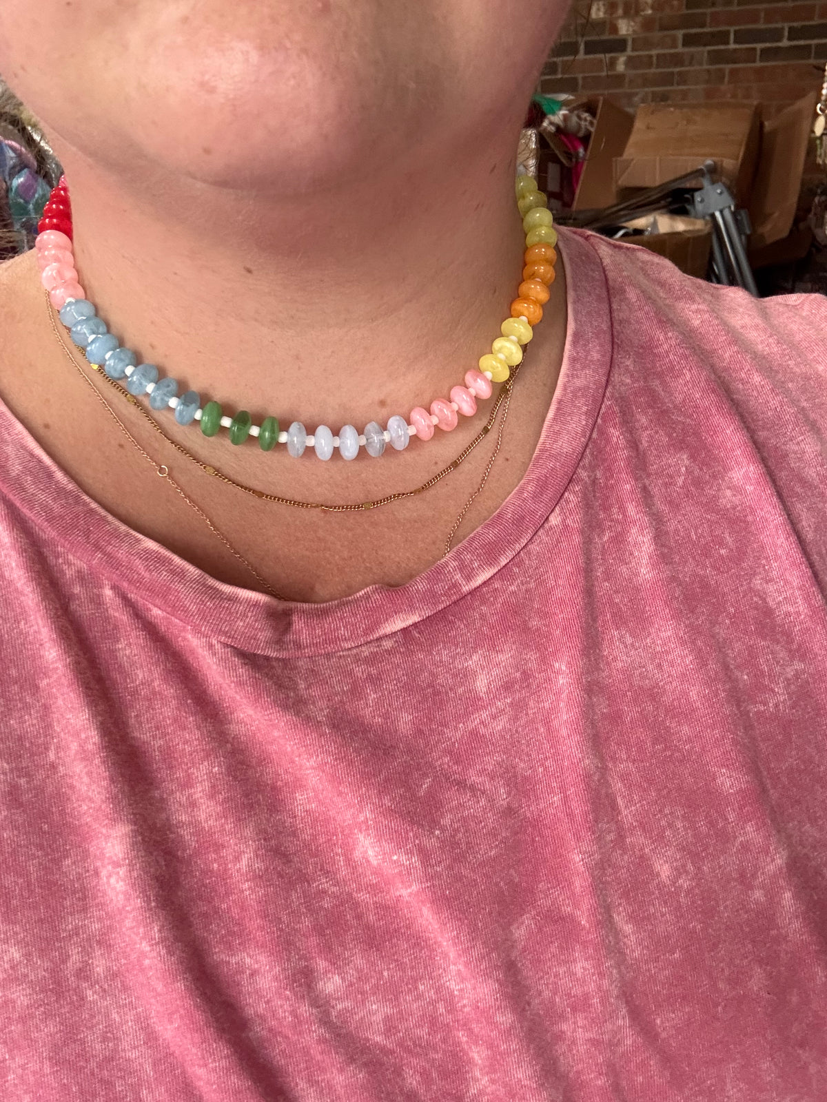 Multicolor Beaded Necklace