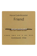 Friend Moros Code Bracelet