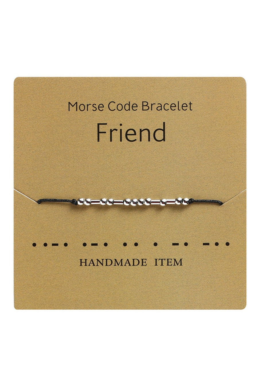 Friend Moros Code Bracelet
