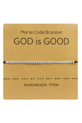 God is Good Moros Code Bracelet