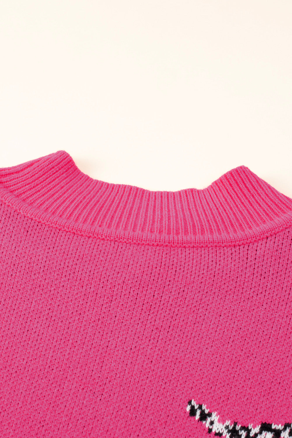 Hot Pink Leopard Sweater