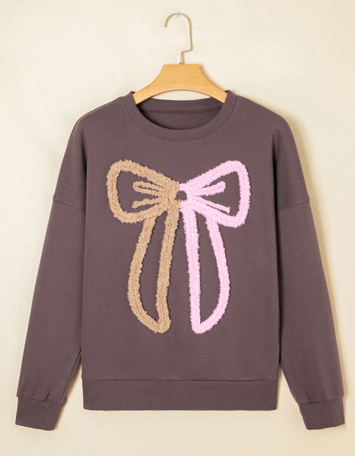 Yarn Bow Sweatshirt