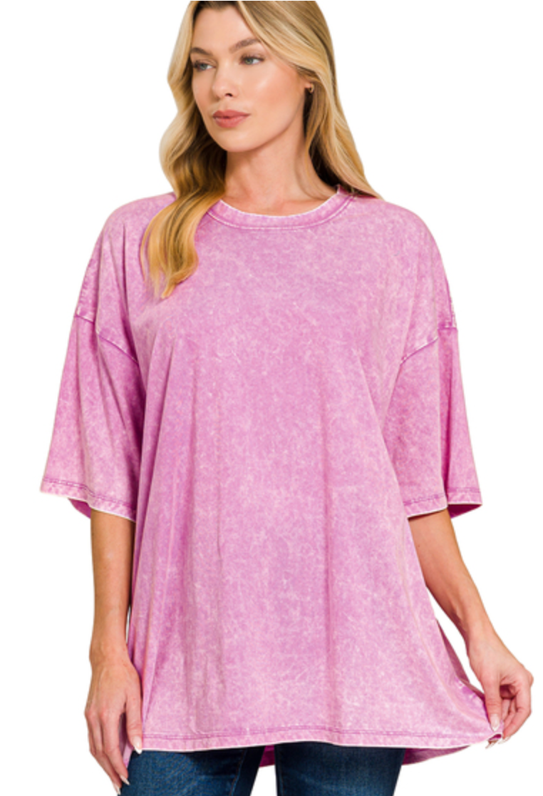 Oversized Mineral Wash Tee