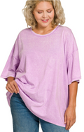 Oversized Mineral Wash Tee (Plus)