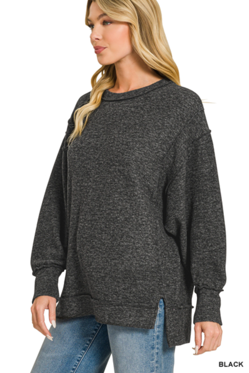 Brushed Hacci Sweater