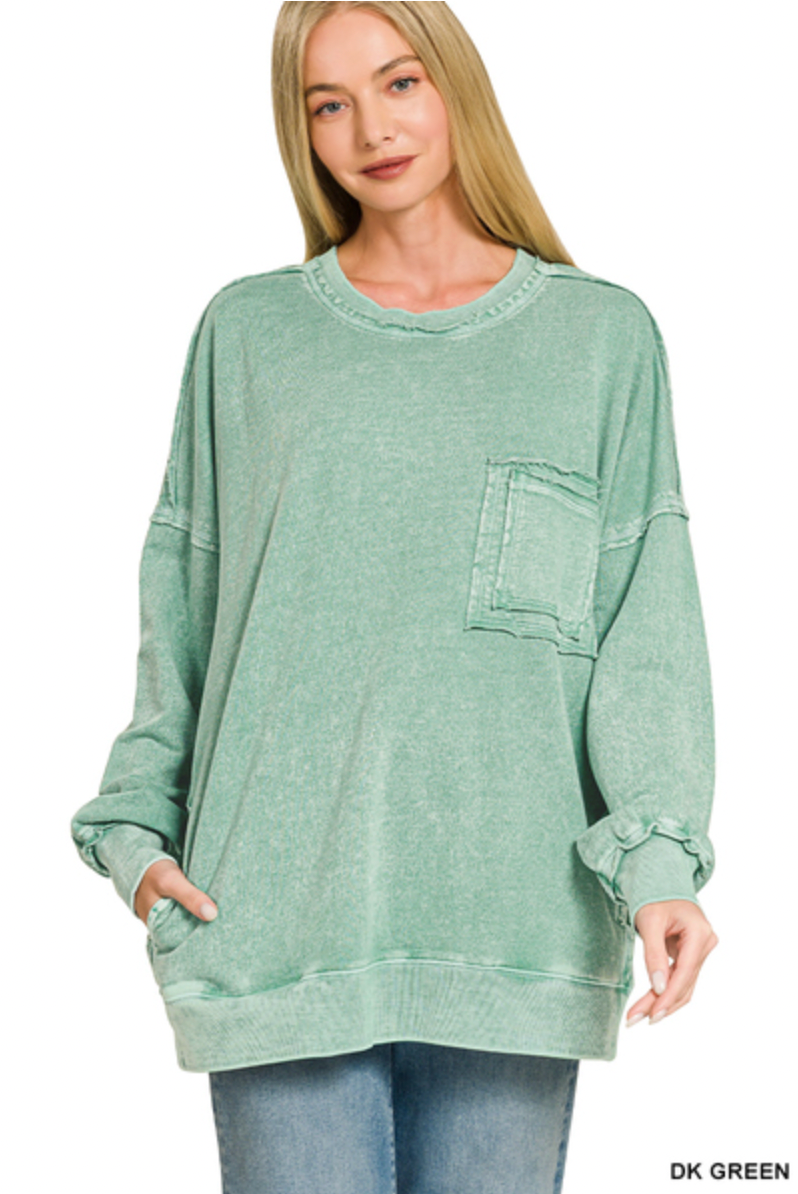 French Terry Pocket Sweatshirt