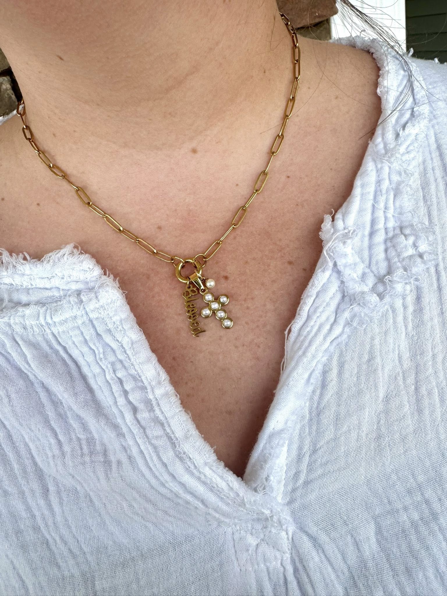 Blessed Paperclip Necklace