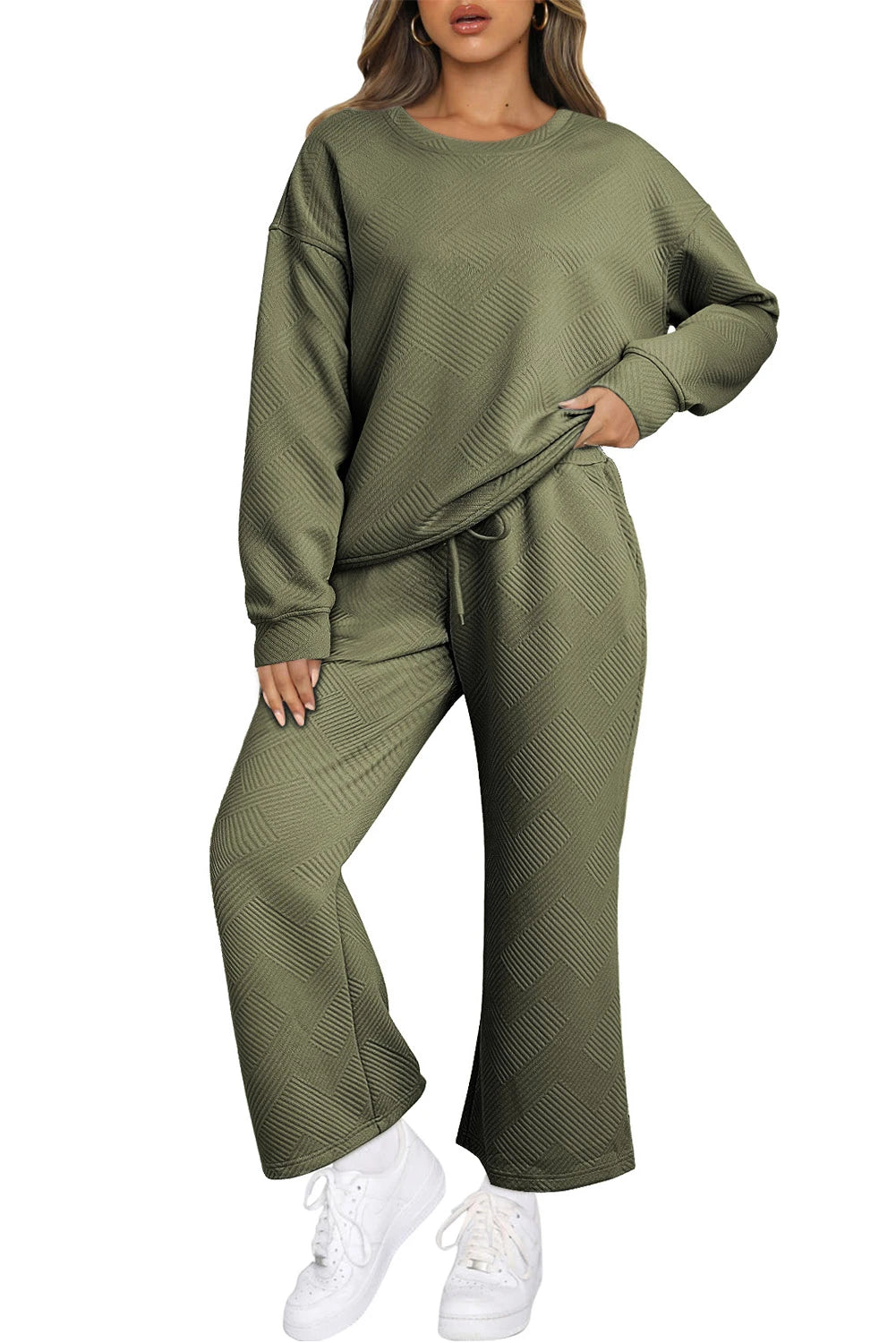 Forest Green Textured Set