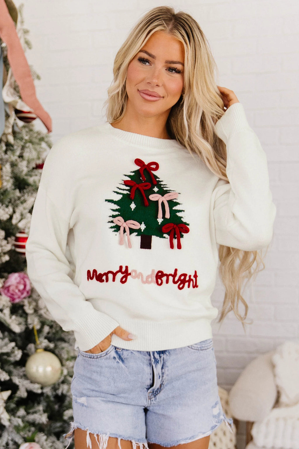 Merry & Bright Knit Sweater