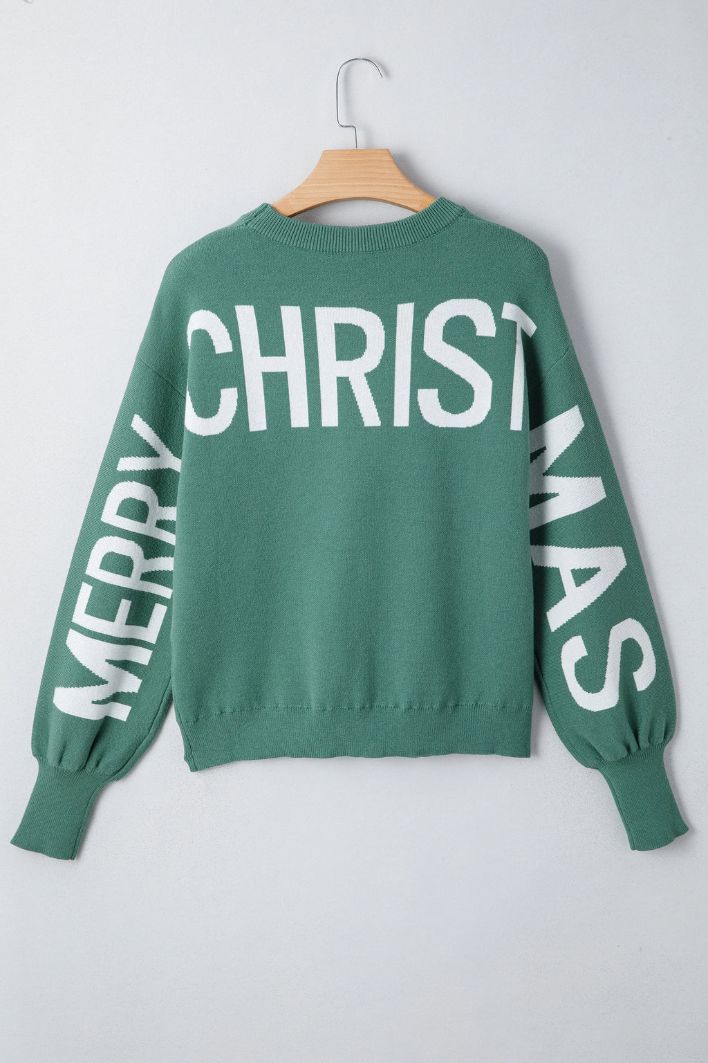 Green Merry Christmas Sweater