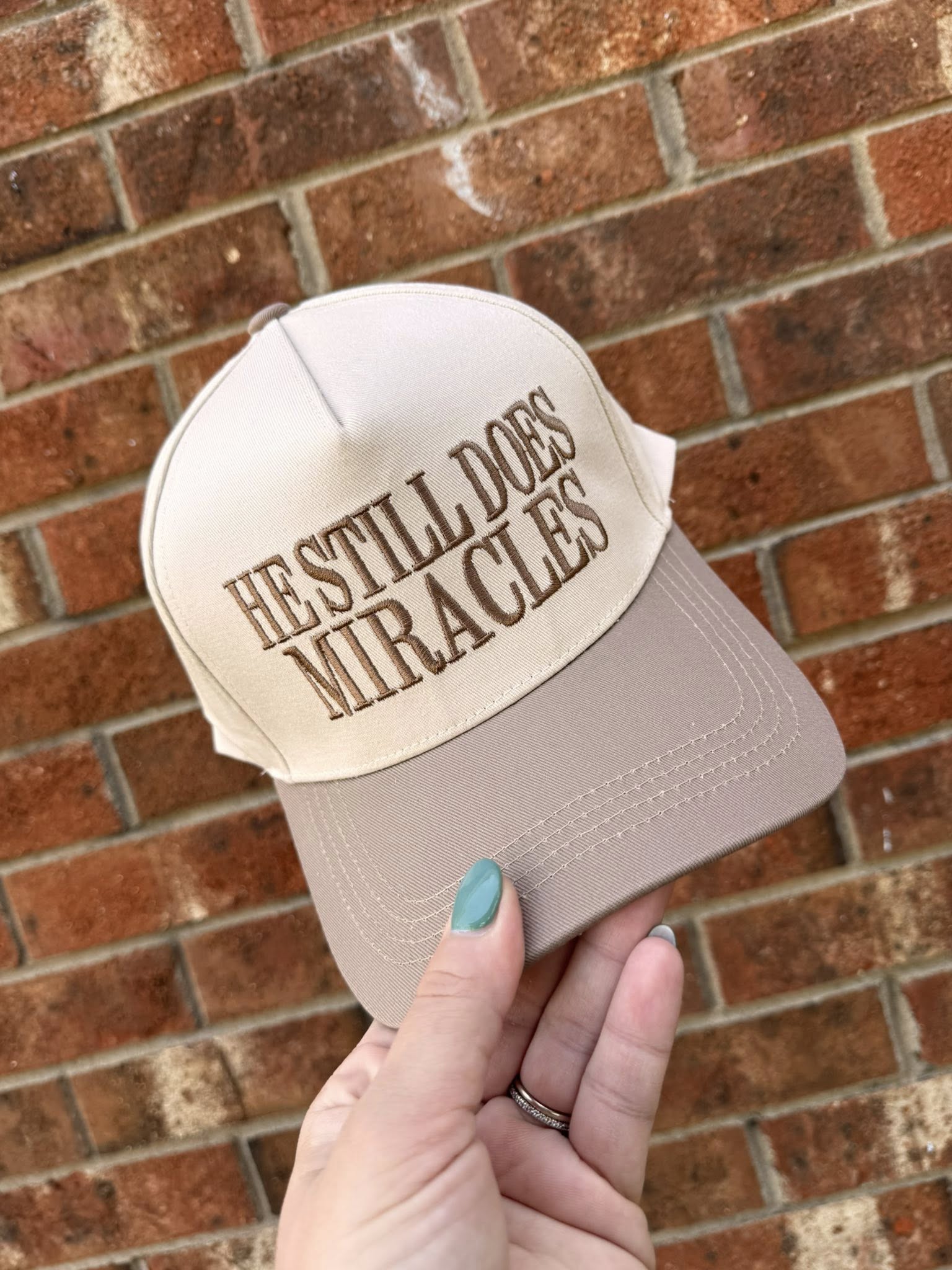 He Does Miracles Embroidered Hat