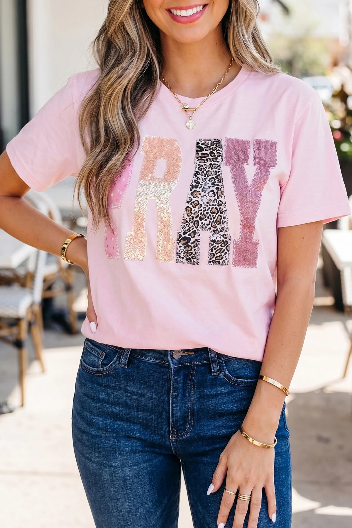 Pink Pray Tee