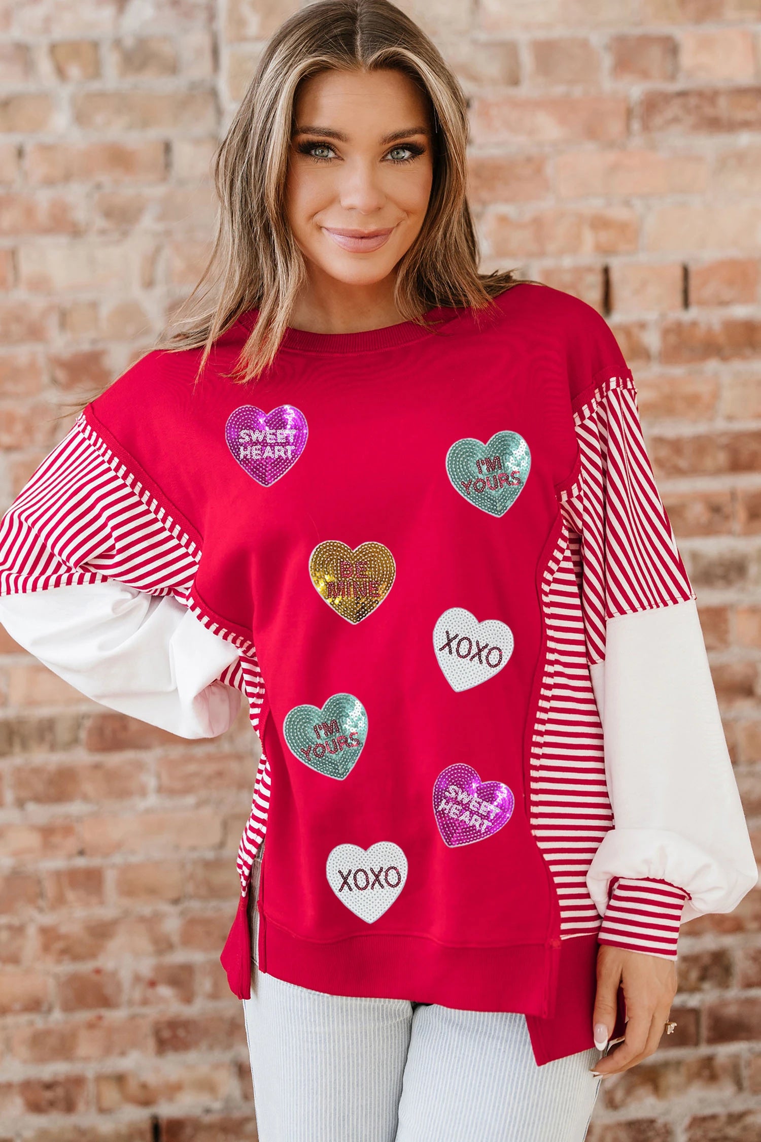 Valentine's Candy Heart Sweatshirt