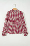 Red Gingham Blouse